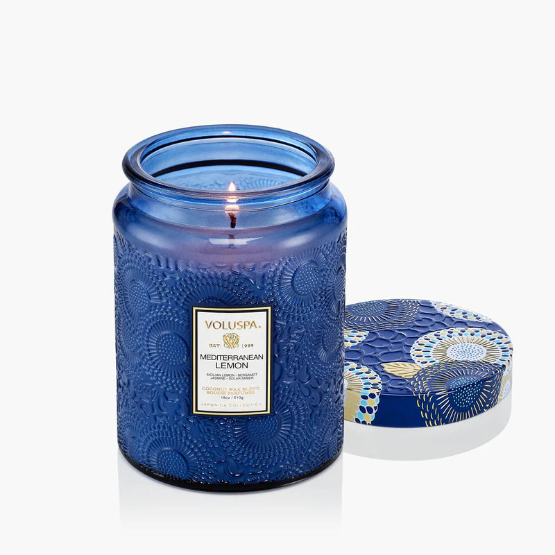 Mediterranean Lemon - Voluspa Large Jar Candle