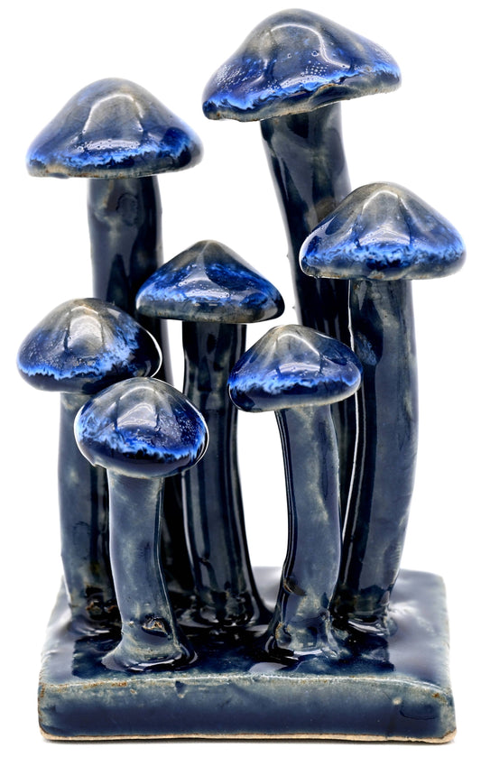 Art Floral Trading LLC - SRI189EFFB Cluster Of Mushrooms L Blue Effect