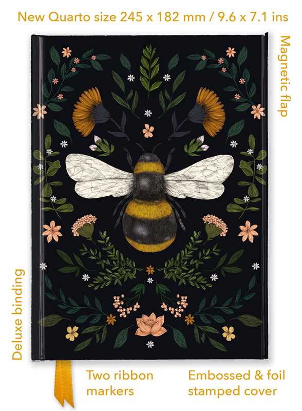 Jade Mosinski: Bee Foiled Quarto Journal
