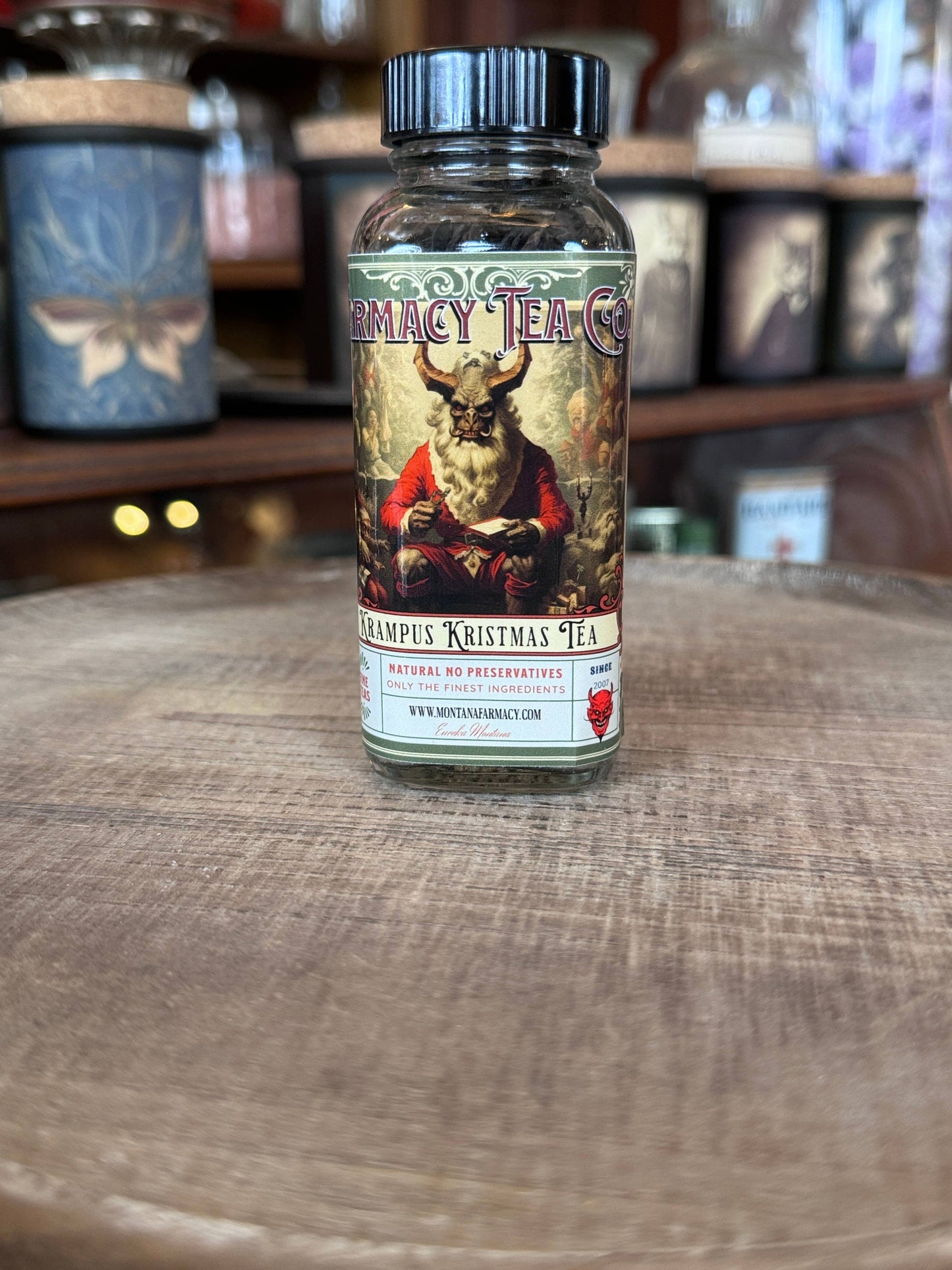Montana Farmacy - It's a Krampus Christmas! Delish tea Nordic Smoke