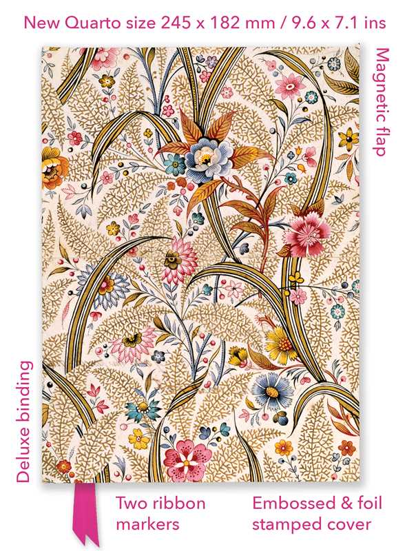 William Kilburn: Marble End Paper (Foiled Quarto Journal) - Simon & Schuster