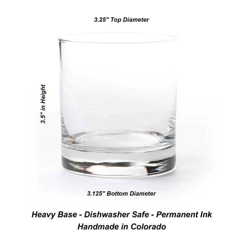 Botanical Herbs Whiskey Glasses - Black Lantern