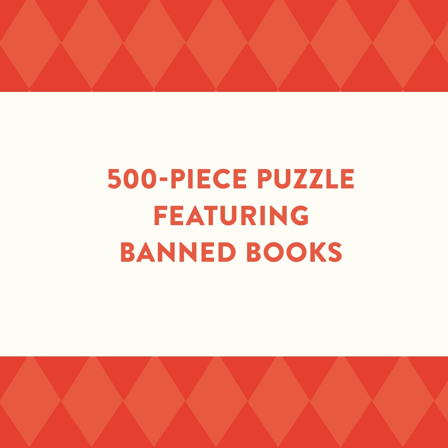 Chronicle Books - Bibliophile Banned Books 500-Piece Puzzle