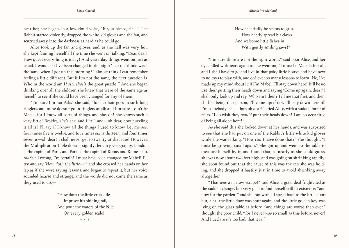 Peter Pauper Press - Alice's Adventures in Wonderland