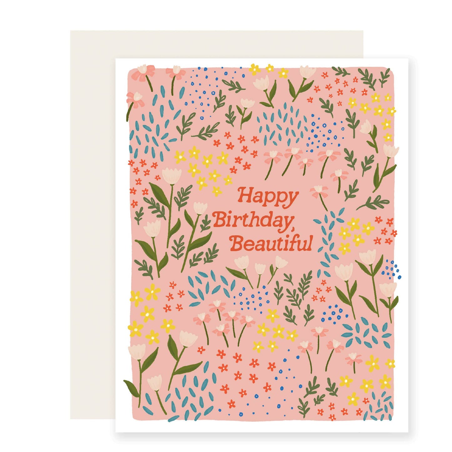 Slightly Stationery - Beautiful Meadow Birthday | Floral Birthday Card