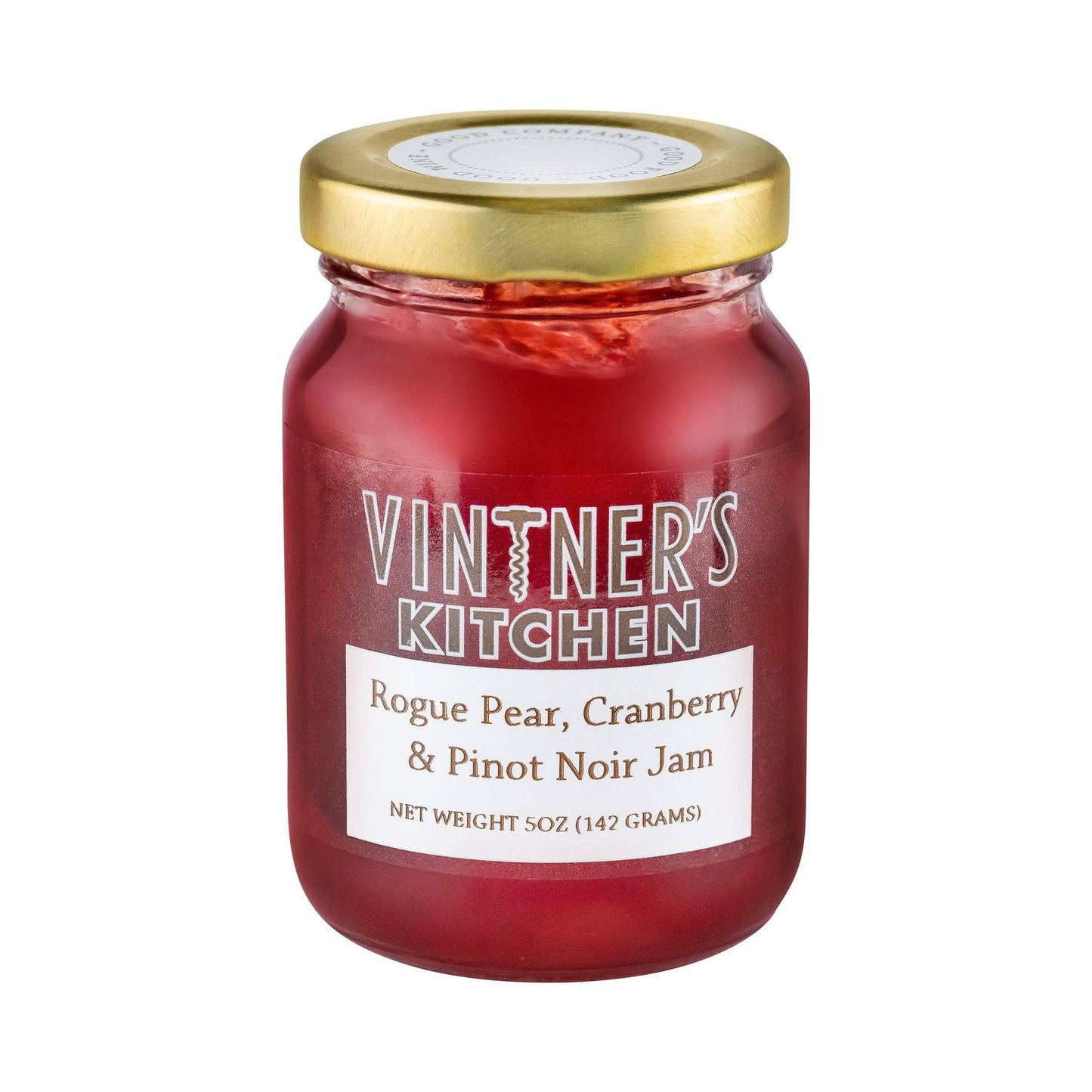 Vintner's Kitchen LLC - Pear Cranberry and Pinot Noir Jam: 7 ounce