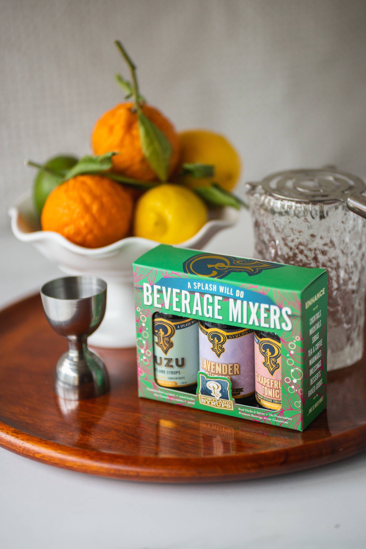 Portland Syrups - Gift Set - Emerald Standard Cocktail / Mocktail Drink Mixers