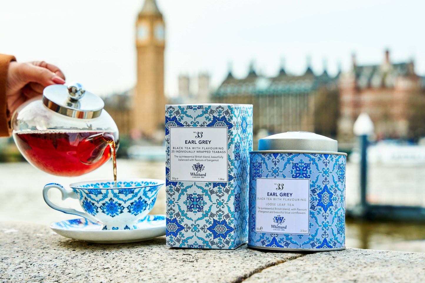 Whittard of Chelsea - Earl Grey Tea Discovery Caddy 100g loose leaf tea