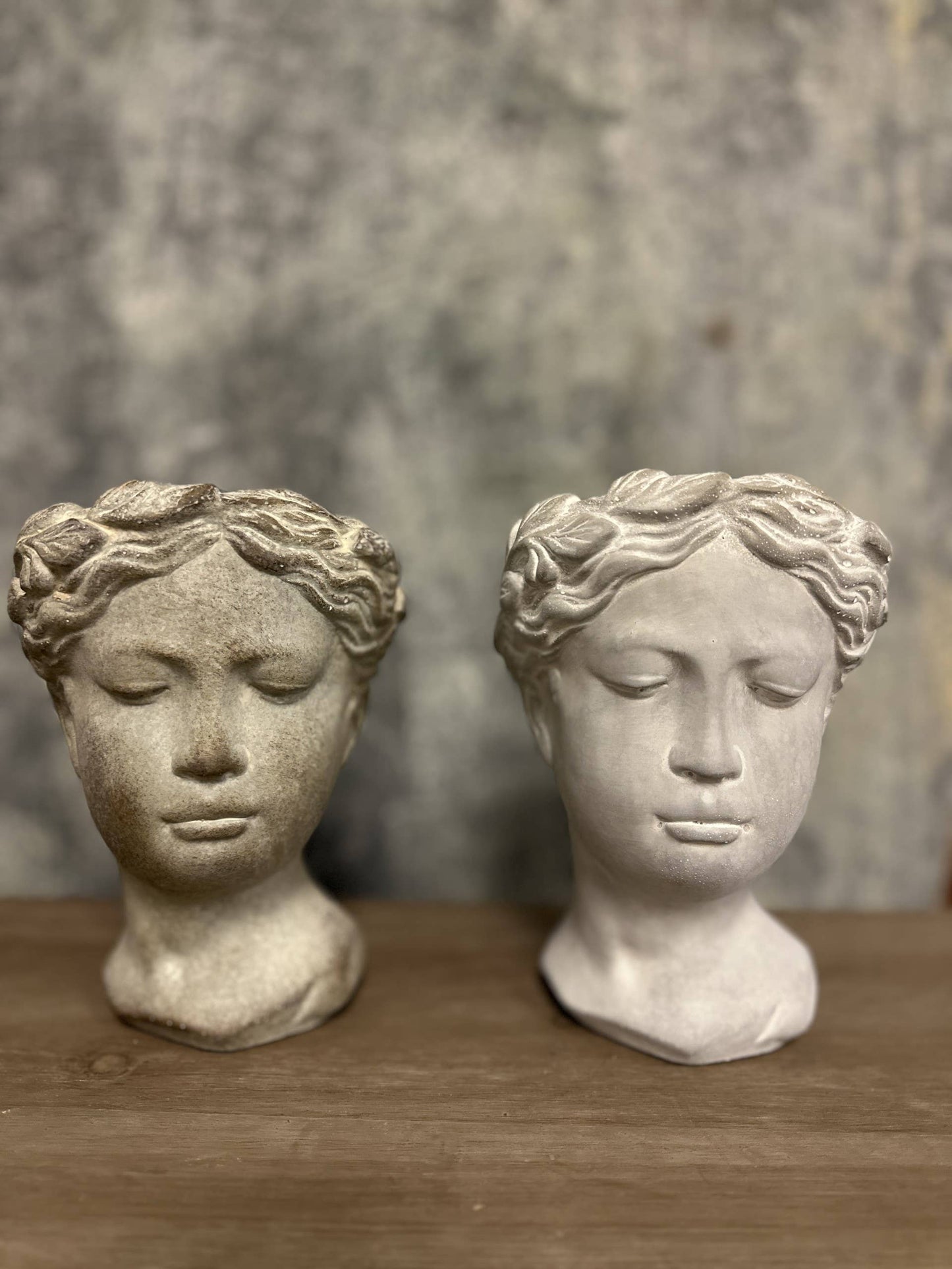 Lady Head Planter: White - Vagabond Vintage