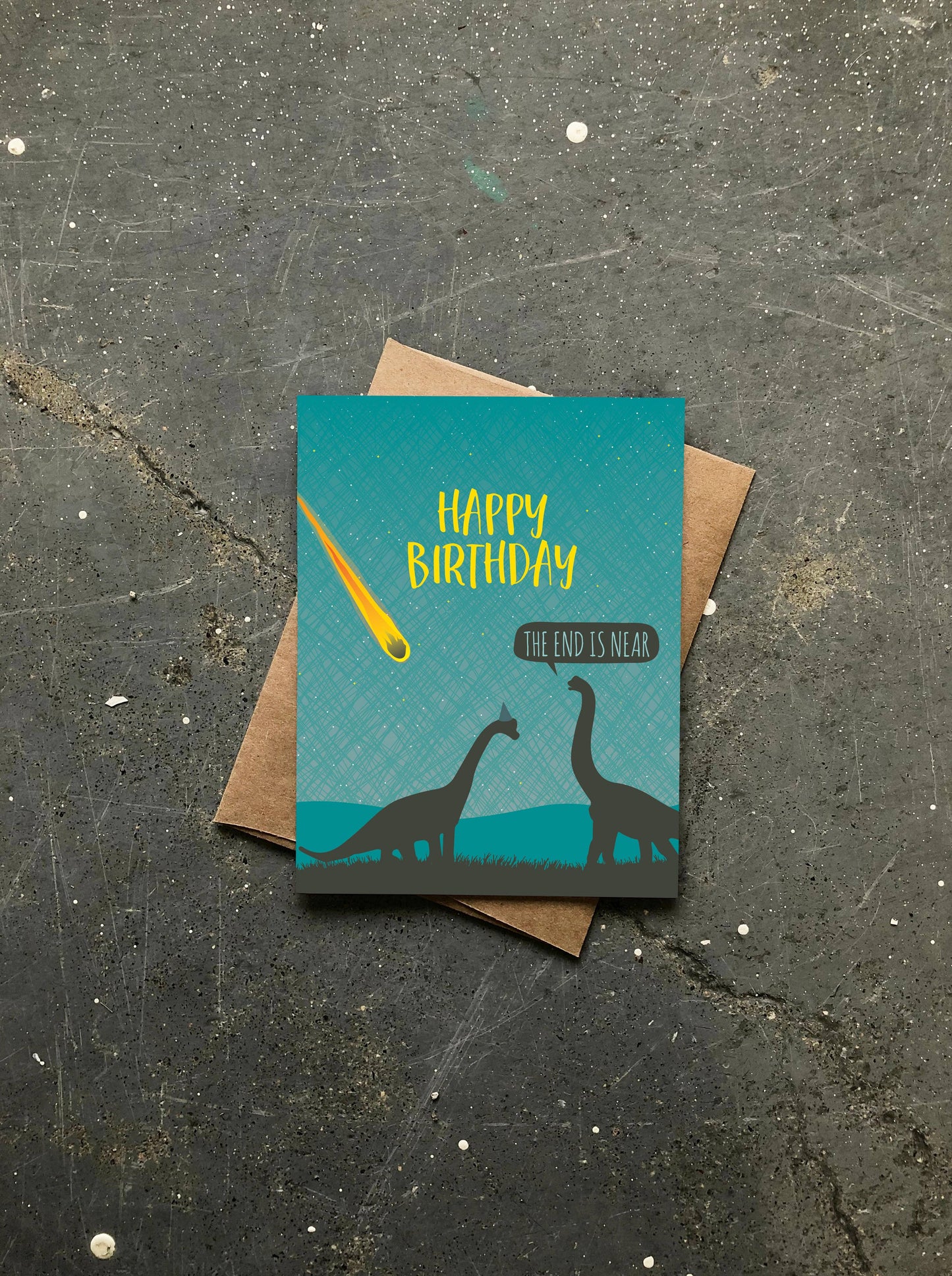 Modern Printed Matter - End Is Near Birthday Card