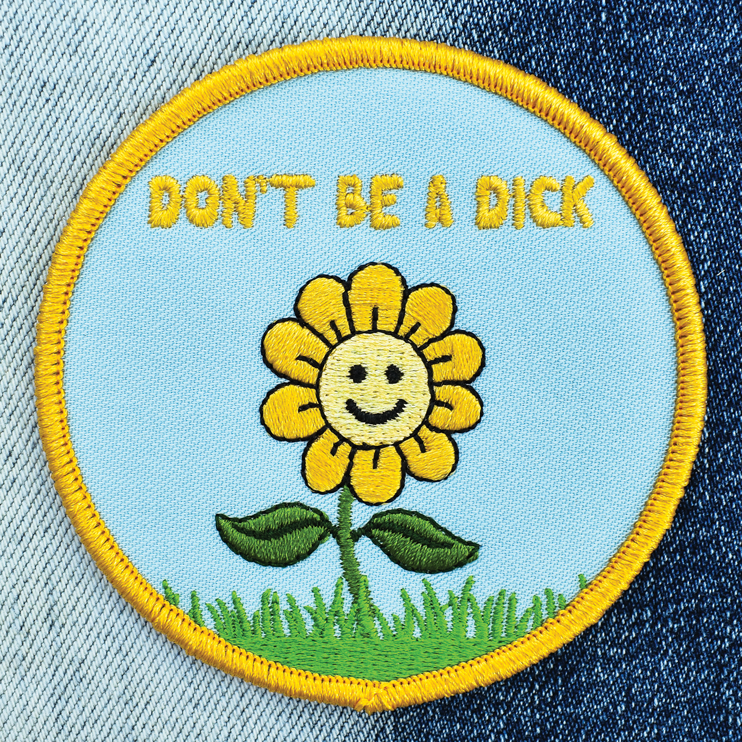 Retrograde Supply Co. - Don't Be a Dick (Iron-On Patch)