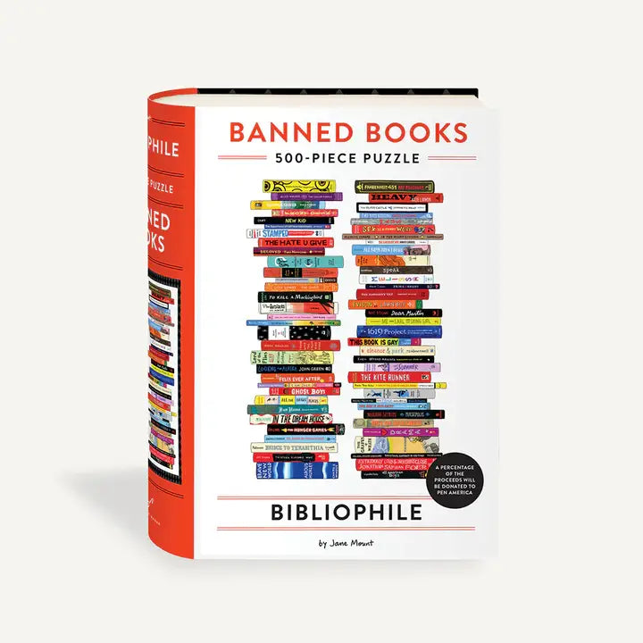 Chronicle Books - Bibliophile Banned Books 500-Piece Puzzle