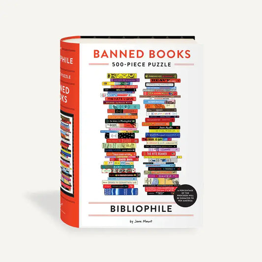 Chronicle Books - Bibliophile Banned Books 500-Piece Puzzle