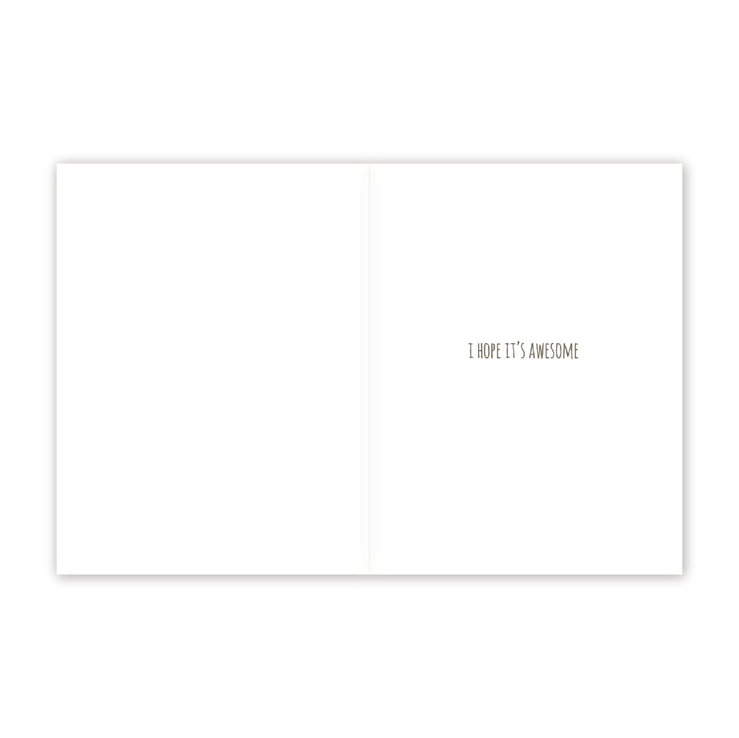 Modern Printed Matter - Hawks Birthday Card