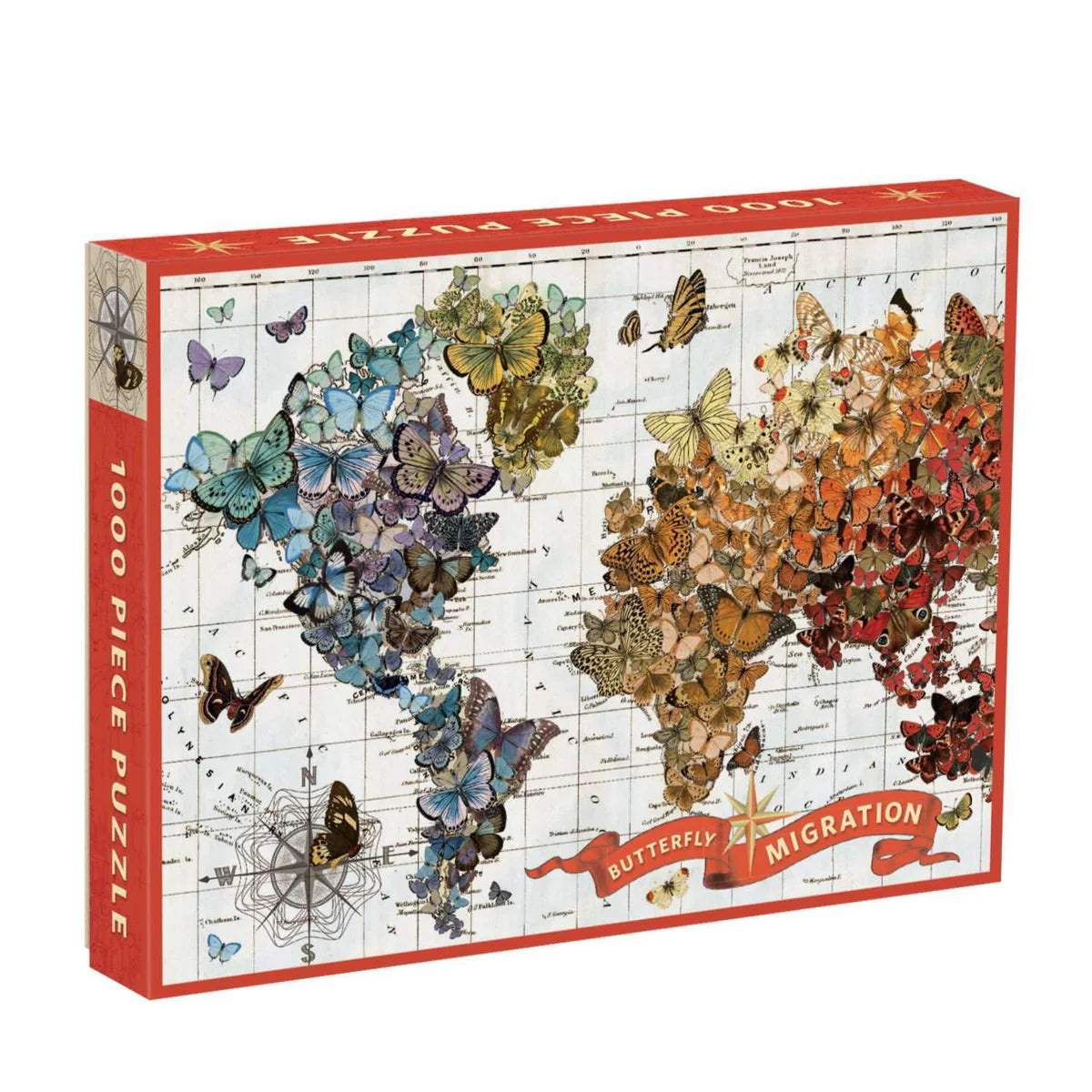 Butterfly Migration 1000 Piece Jigsaw Puzzle