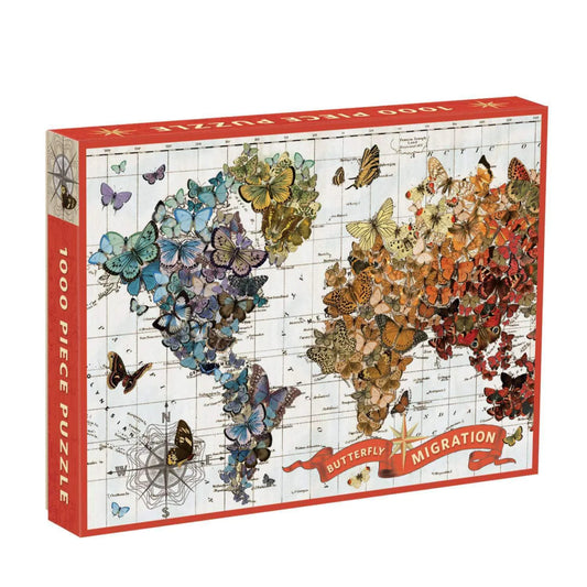 Butterfly Migration 1000 Piece Jigsaw Puzzle
