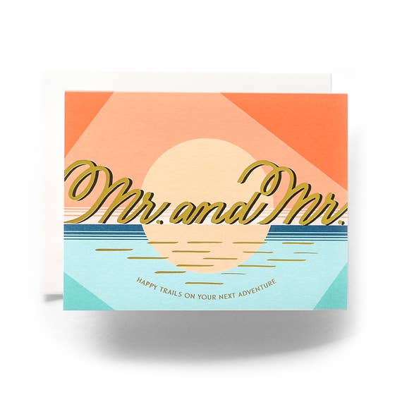 Antiquaria - Modern Mr. & Mr. Greeting Card