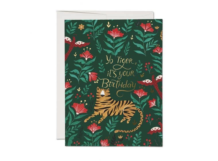 Red Cap Cards - Tiger - Notecard - Stomping Grounds