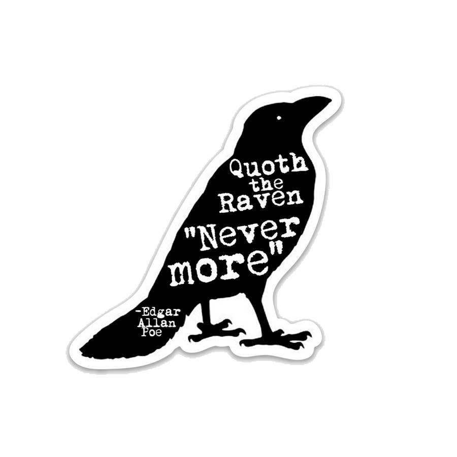 Quoth the Raven Vinyl Sticker