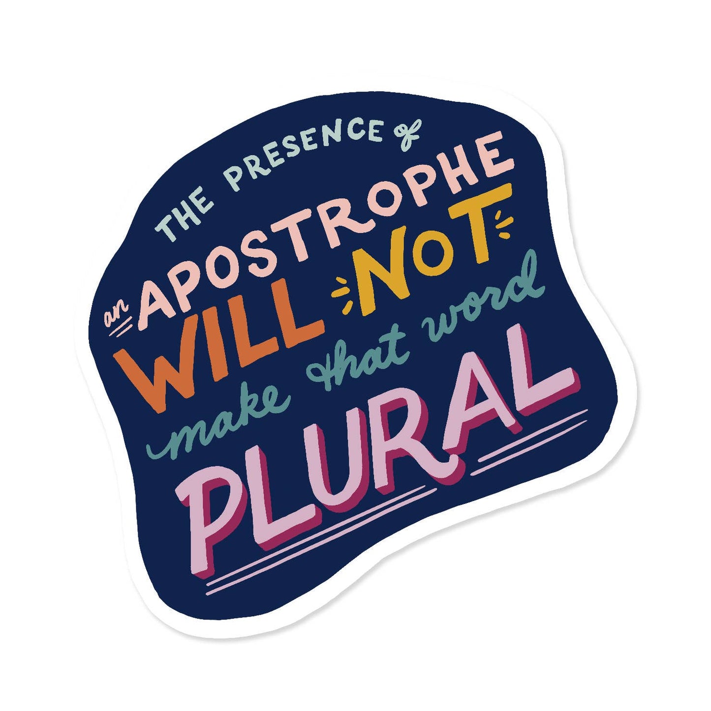 Slightly Stationery - Apostrophe Sticker