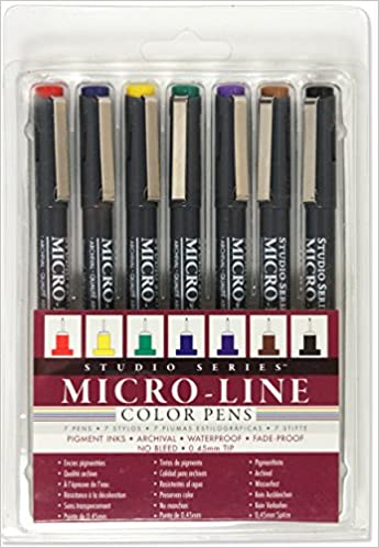 Micro-Line Color Pens - Set of 7