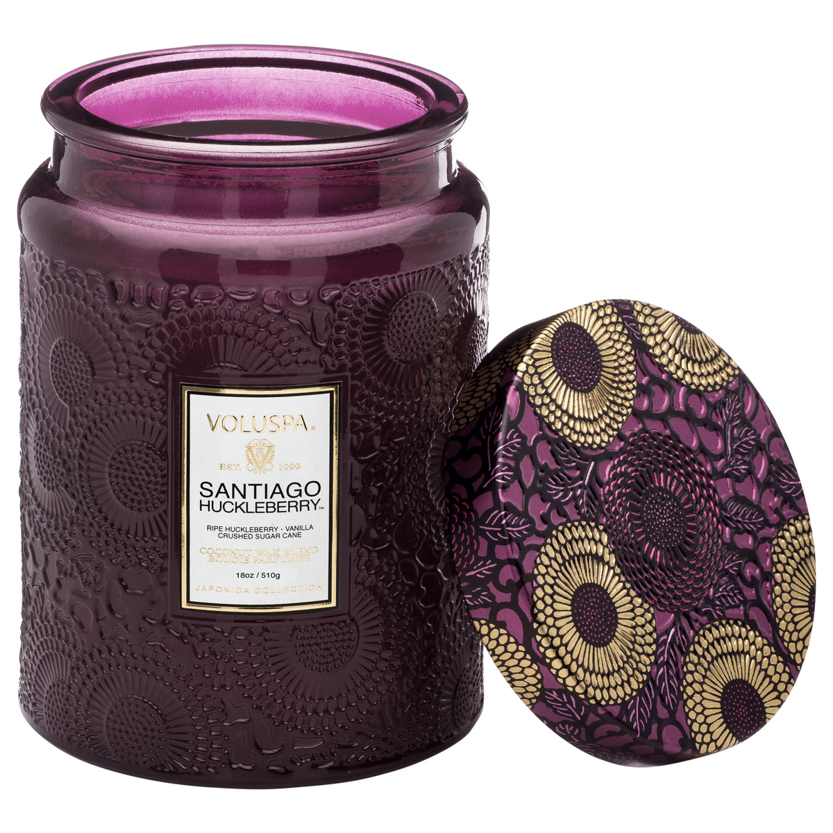 Santiago Huckleberry - Voluspa Large Jar Candle