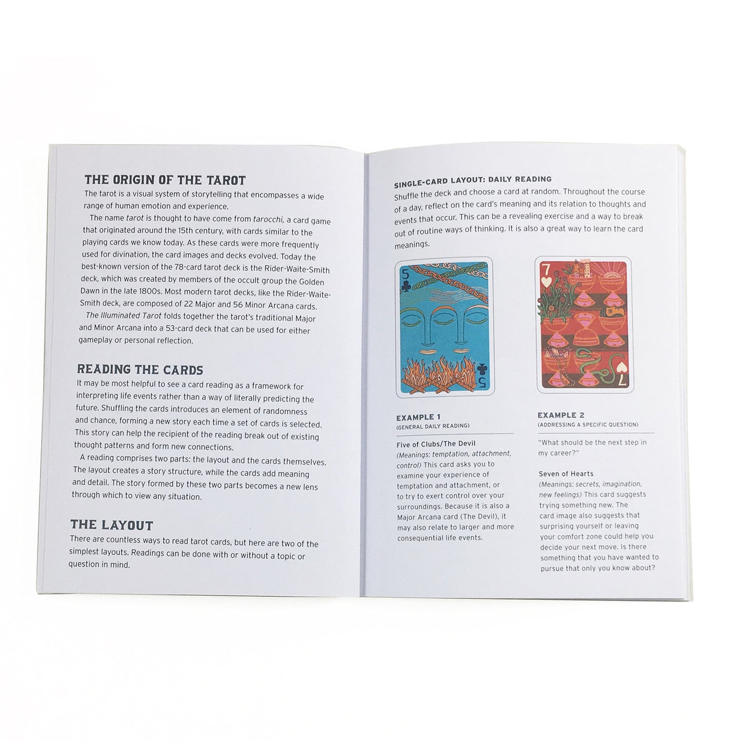 THE ILLUMINATED TAROT, 53 CARDS FOR DIVINATION & GAMEPLAY By CAITLIN KEEGAN