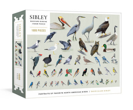 Sibley Backyard Birding Jigsaw Puzzle