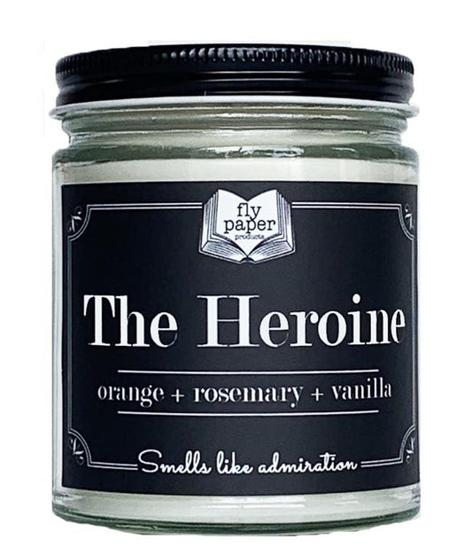 Fly Paper Products - The Heroine 9oz Soy Wax Literary Candle