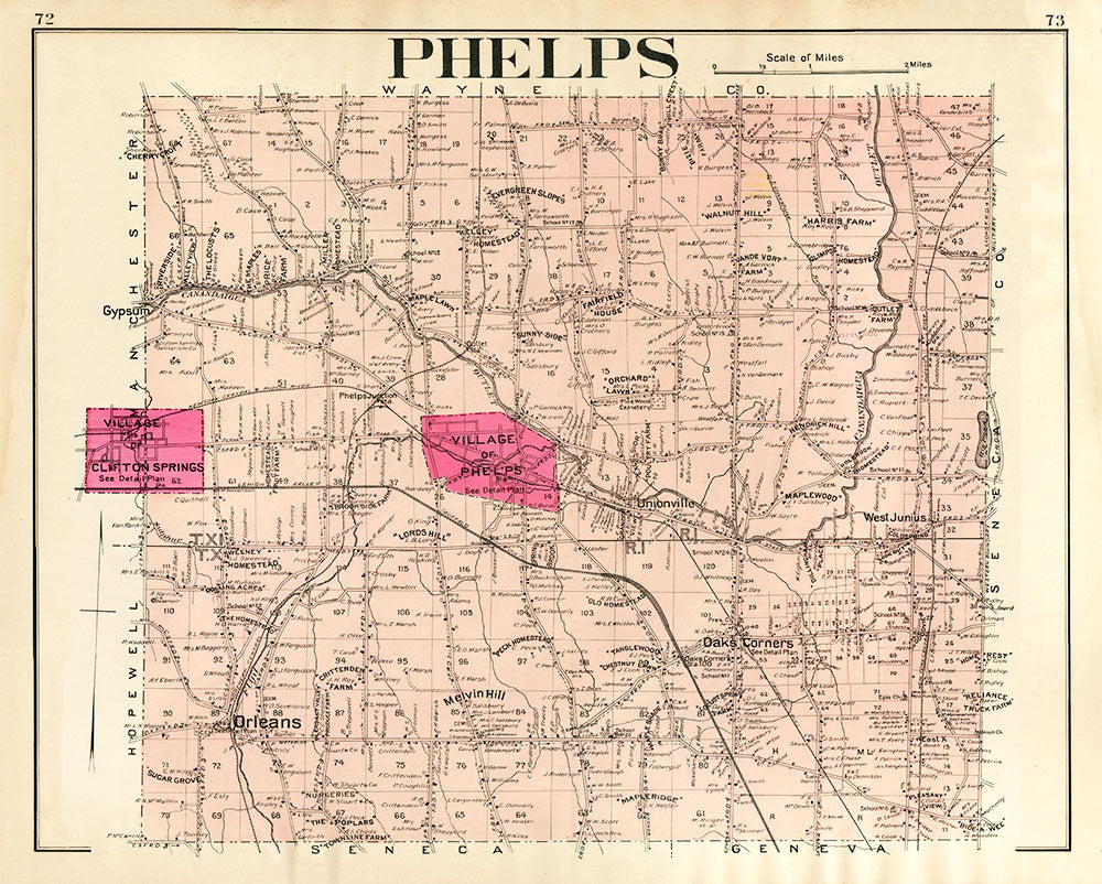 Town of Phelps, NY - Print - Stomping Grounds