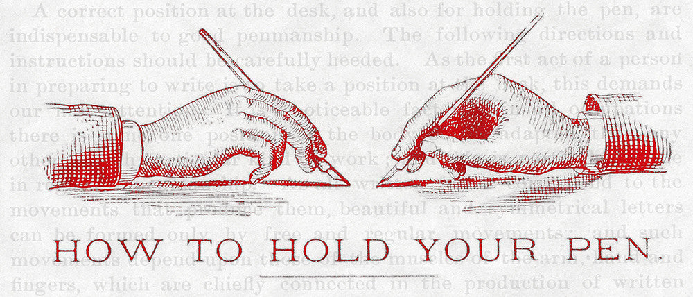 How to Hold Your Pen - Print - Stomping Grounds