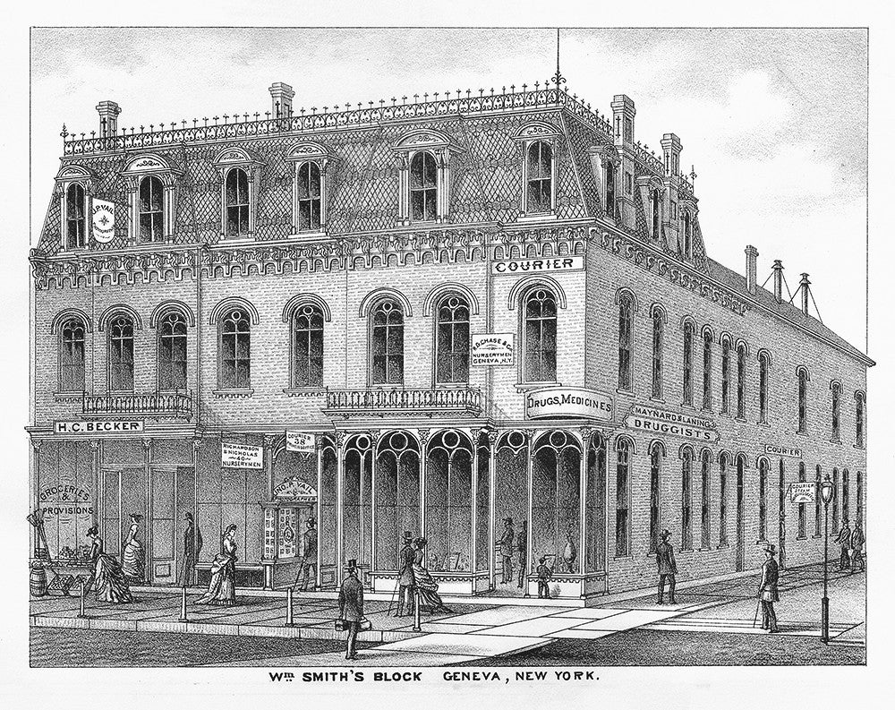 William Smith’s Block, Geneva, NY - Print - Stomping Grounds