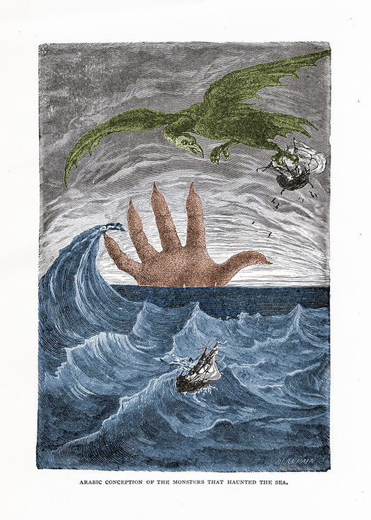 Arabic Conception of the Monsters that Haunted the Sea - Print - Stomping Grounds