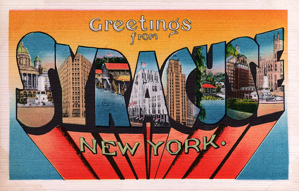 Greetings From Syracuse, NY - Print - Stomping Grounds
