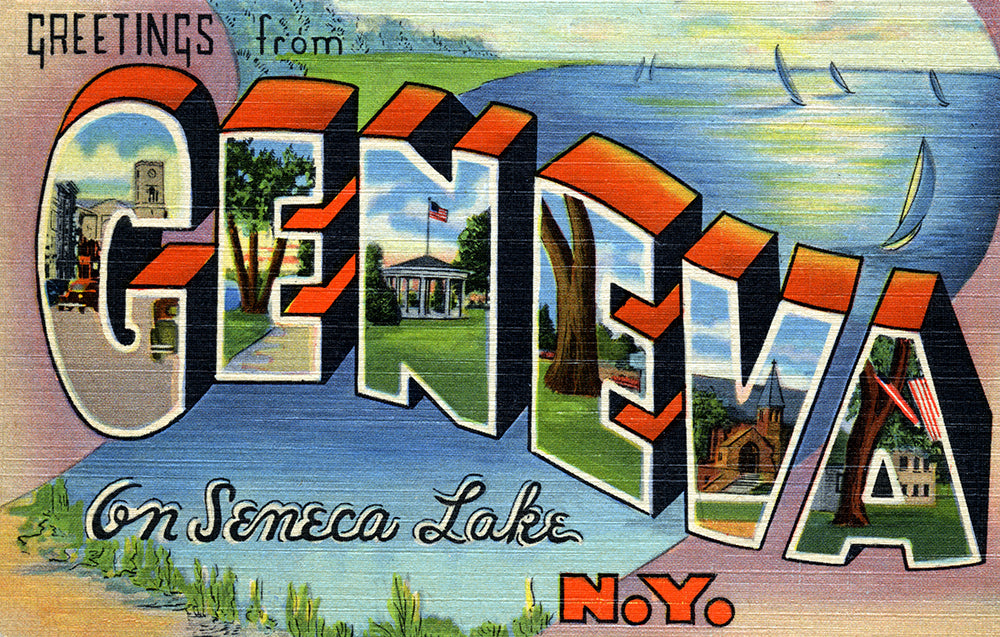 Greetings From Geneva, NY - Print - Stomping Grounds