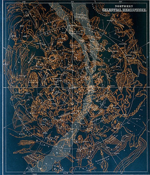 Northern / Southern Celestial Hemisphere (Reverse) - Print - Stomping Grounds