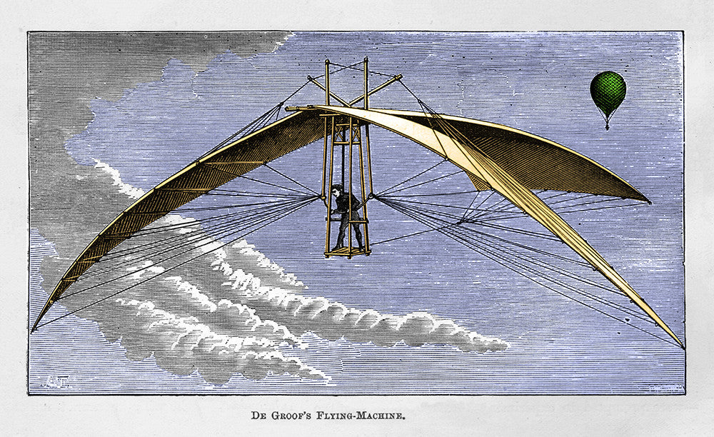 De Groof's Flying - Machine - Print - Stomping Grounds