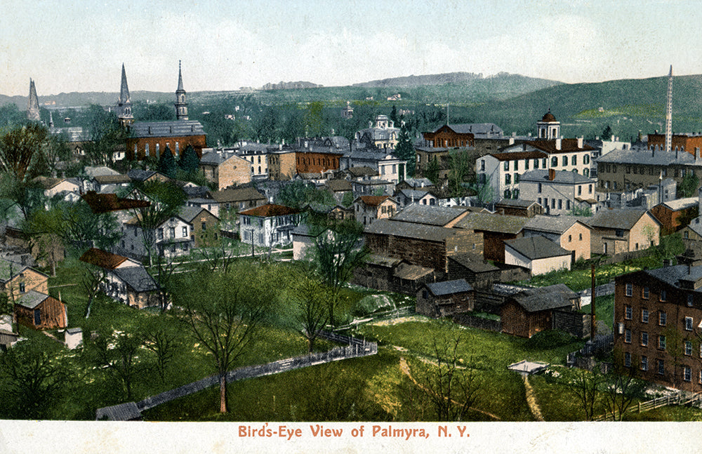 Bird's Eye View of Palmyra NY - Print - Stomping Grounds