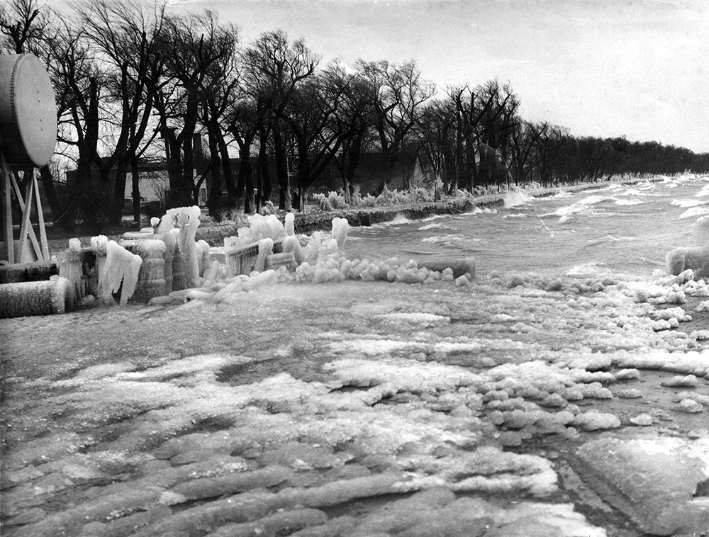 All Froze Over- Ice Chunks, North End of Lake - Print - Stomping Grounds