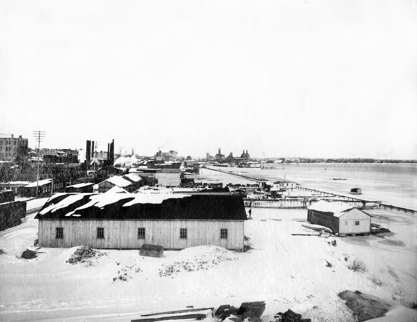 All Froze Over- Lakefront in Winter - Print - Stomping Grounds