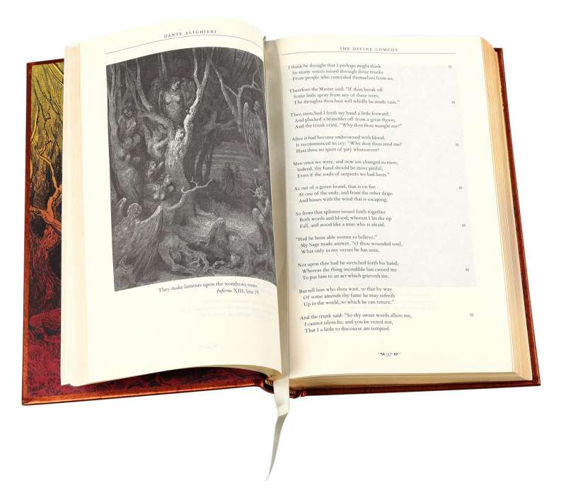 The Divine Comedy by Dante Alighieri, Translation by Henry Wadsworth Longfellow, Illustrations by Gustave Dore