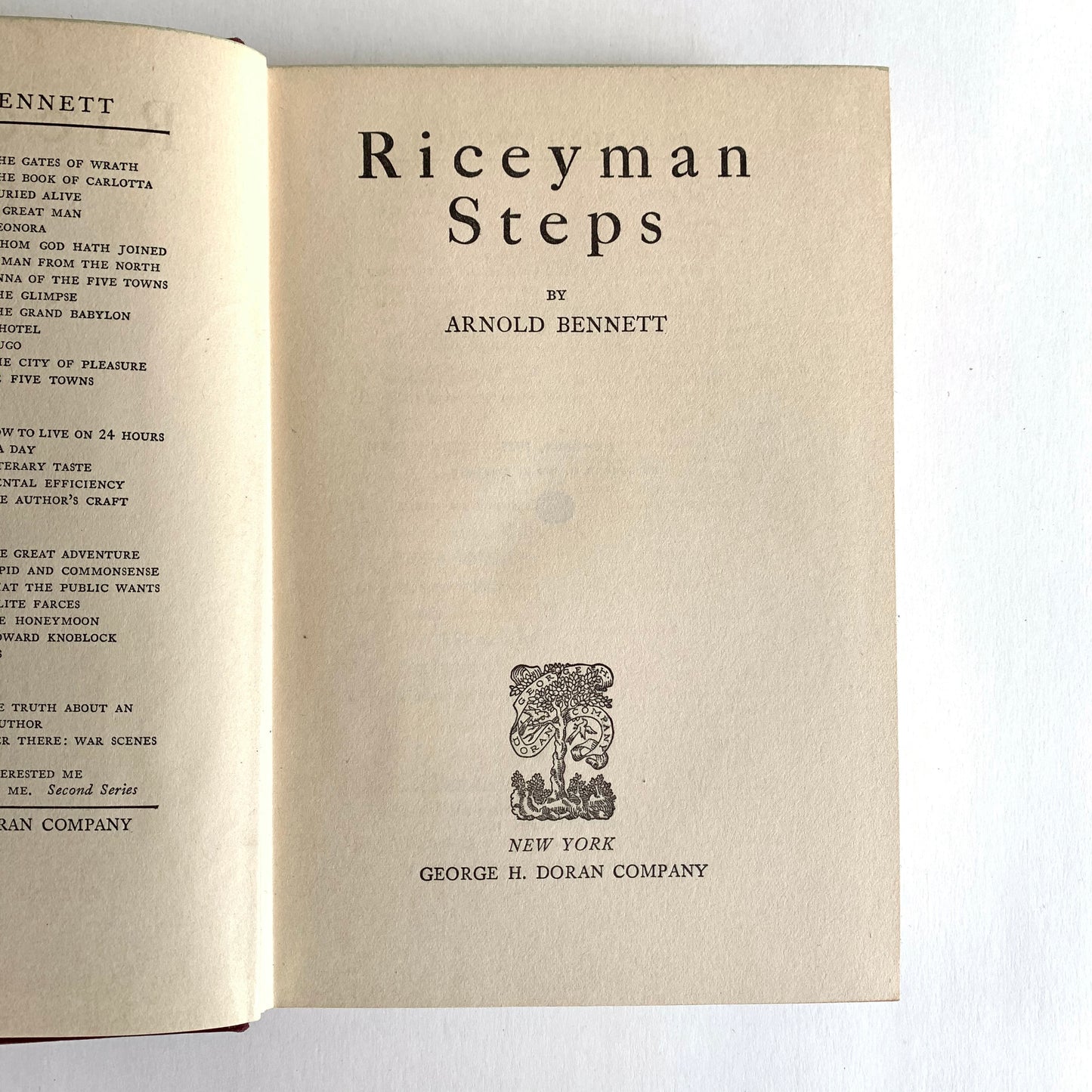 Vintage Book- Riceyman Steps by Arnold Bennett