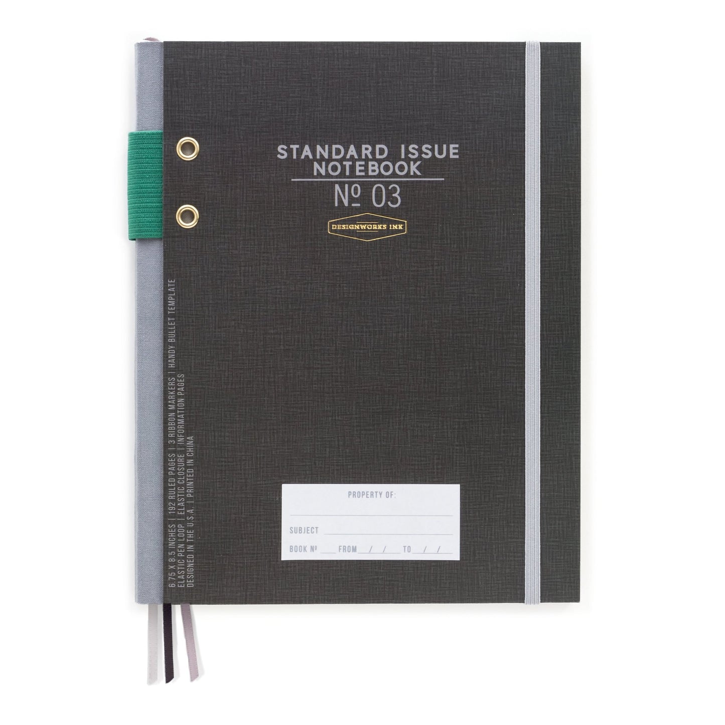 STANDARD ISSUE NOTEBOOK NO.3 | BLACK