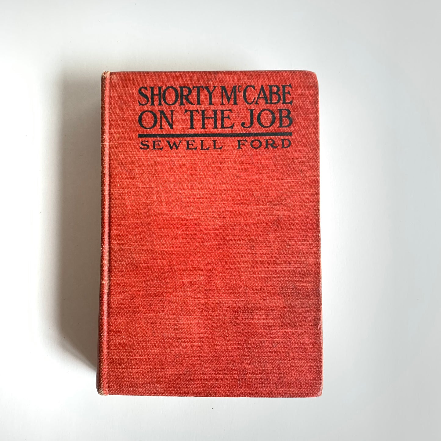 Vintage Book- Shorty McCabe on the Job by Sewell Ford