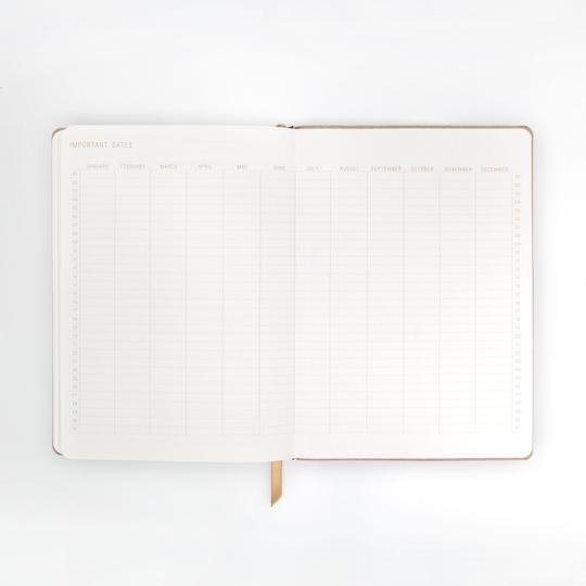 Vegan Suede Journal- Mint