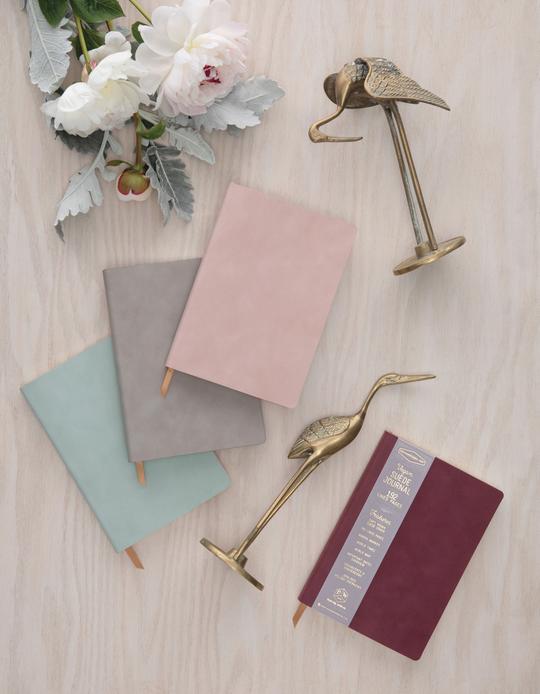 Vegan Suede Journal- Mint
