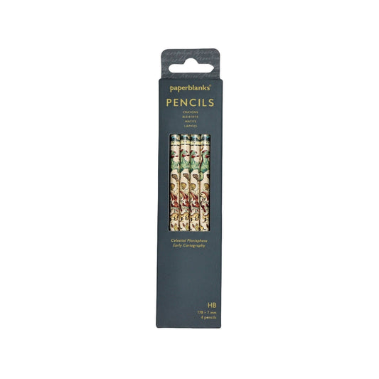 Paperblanks Celestial Planisphere 4-Pack Pencils