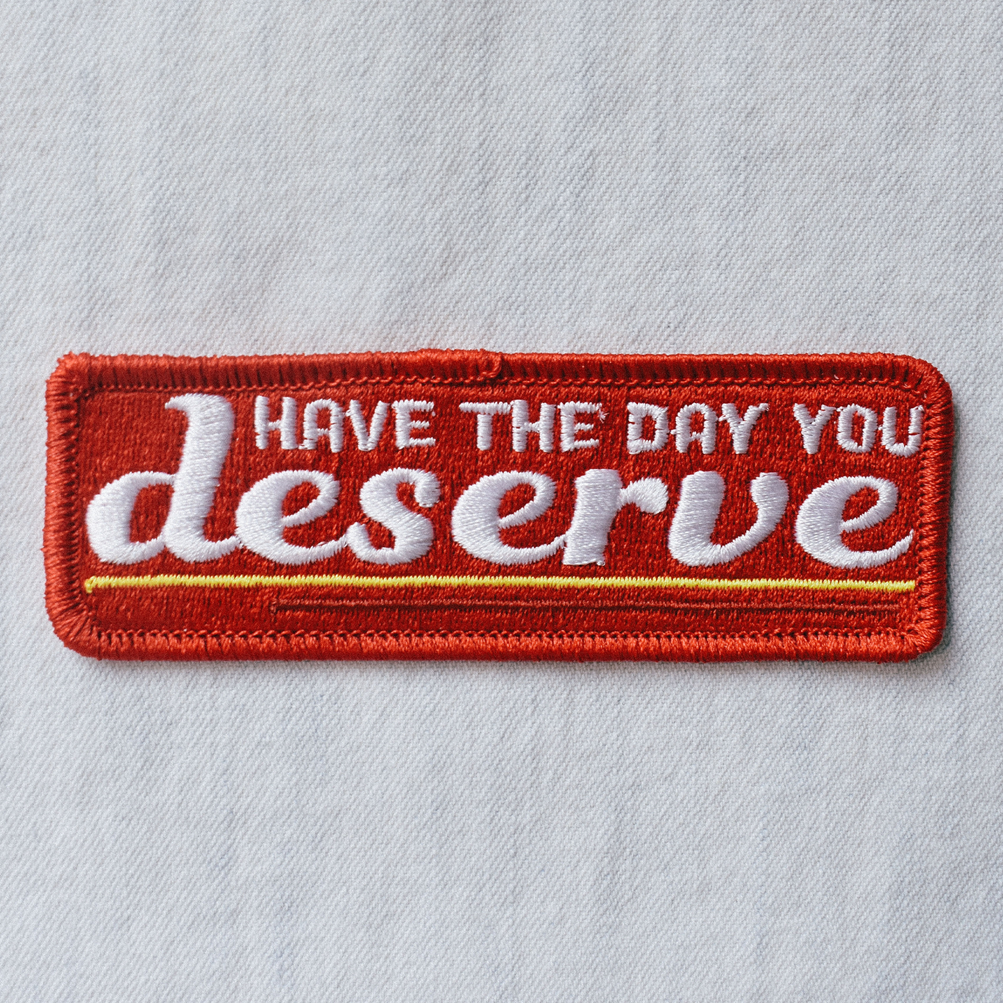 Retrograde Supply Co. - Day You Deserve (Iron-On Patch)