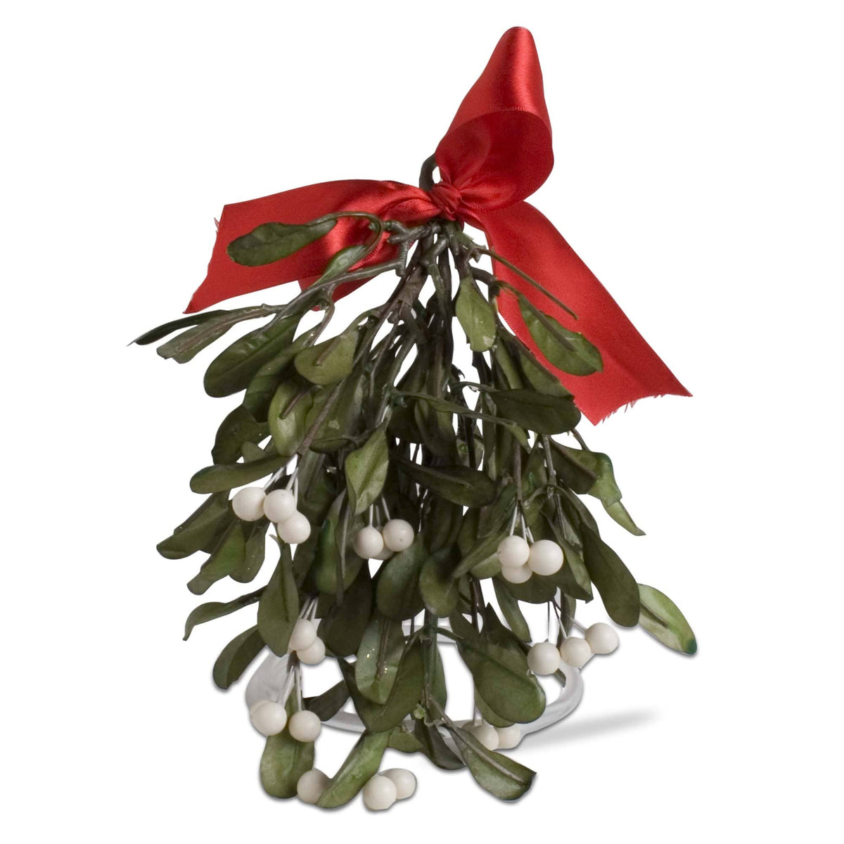 tag - Hanging Mistletoe Dark Green Paper Christmas