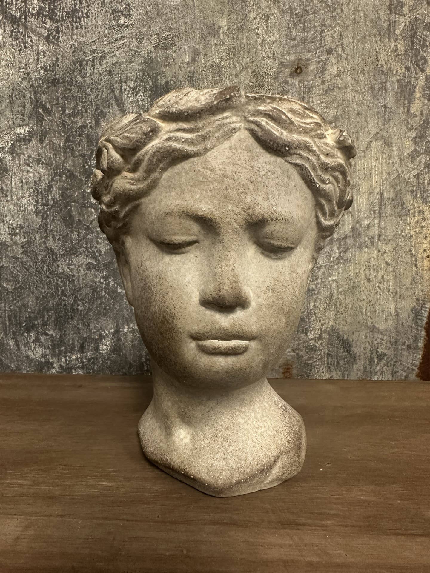 Lady Head Planter: White - Vagabond Vintage